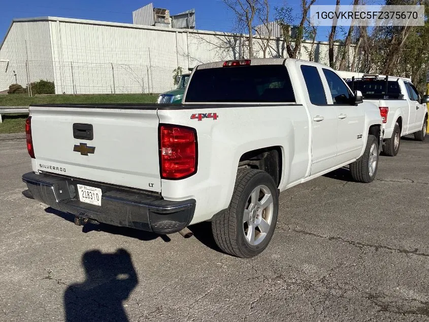 2015 Chevrolet Silverado K1500 Lt VIN: 1GCVKREC5FZ375670 Lot: 40879068