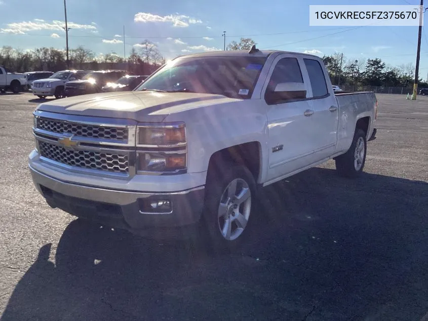 2015 Chevrolet Silverado K1500 Lt VIN: 1GCVKREC5FZ375670 Lot: 40879068