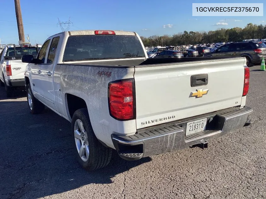 2015 Chevrolet Silverado K1500 Lt VIN: 1GCVKREC5FZ375670 Lot: 40879068