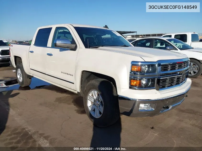 2015 Chevrolet Silverado 1500 1Lz VIN: 3GCUKSEC0FG148549 Lot: 40898021