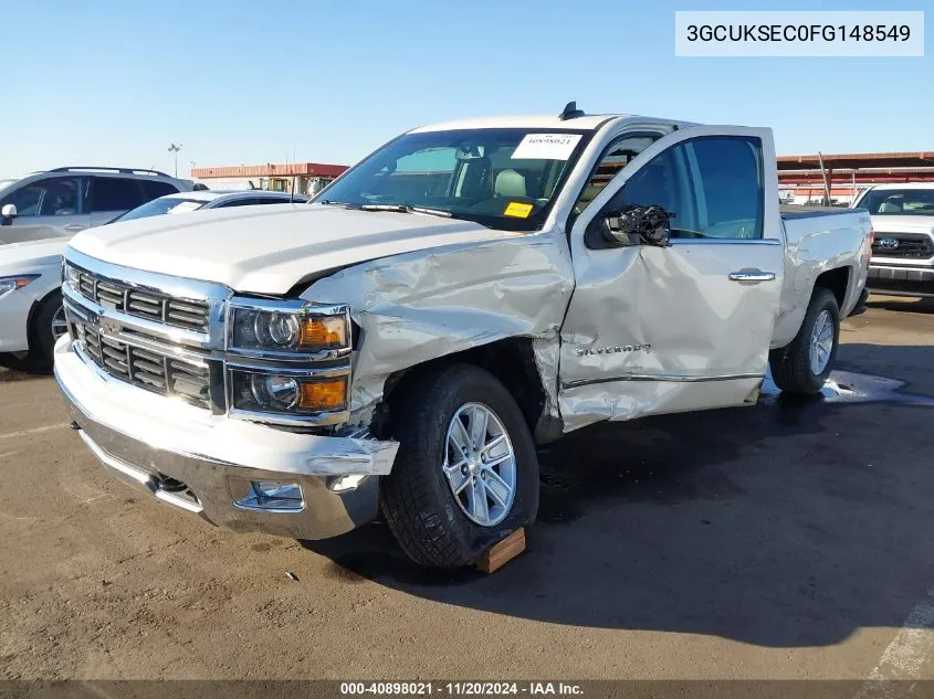 2015 Chevrolet Silverado 1500 1Lz VIN: 3GCUKSEC0FG148549 Lot: 40898021