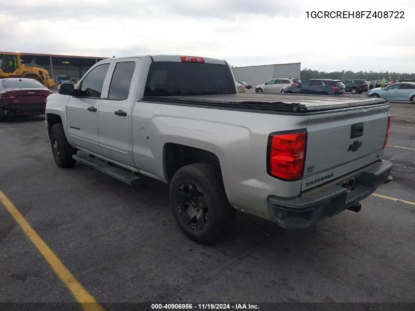 1GCRCREH8FZ408722 2015 Chevrolet Silverado 1500 1Lt