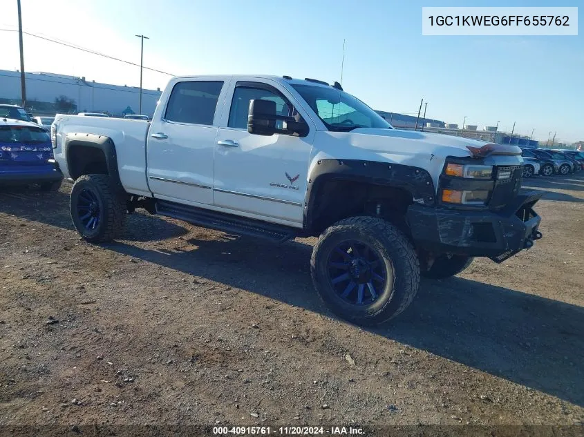 2015 Chevrolet Silverado 2500Hd Ltz VIN: 1GC1KWEG6FF655762 Lot: 40915761