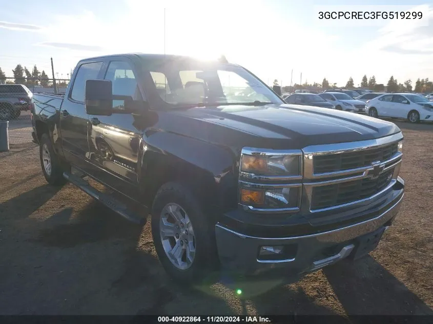 2015 Chevrolet Silverado 1500 2Lt VIN: 3GCPCREC3FG519299 Lot: 40922864