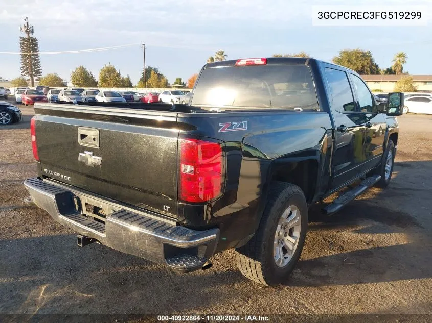 2015 Chevrolet Silverado 1500 2Lt VIN: 3GCPCREC3FG519299 Lot: 40922864