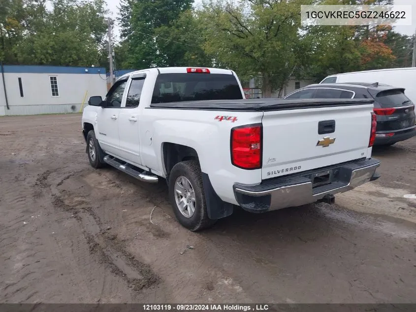 2016 Chevrolet Silverado 1500 VIN: 1GCVKREC5GZ246622 Lot: 12103119