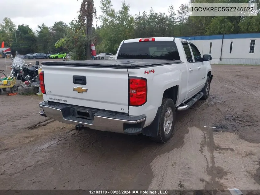 2016 Chevrolet Silverado 1500 VIN: 1GCVKREC5GZ246622 Lot: 12103119