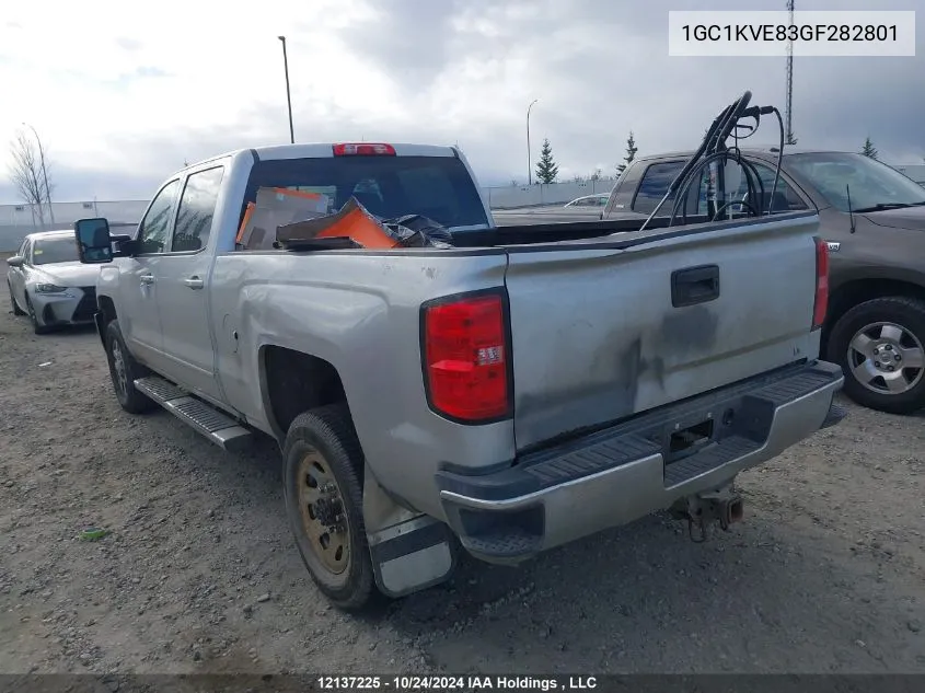 2016 Chevrolet Silverado 2500Hd VIN: 1GC1KVE83GF282801 Lot: 12137225