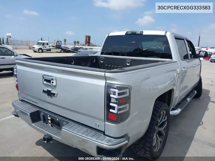 3GCPCRECXGG333583 2016 Chevrolet Silverado 1500 1Lt