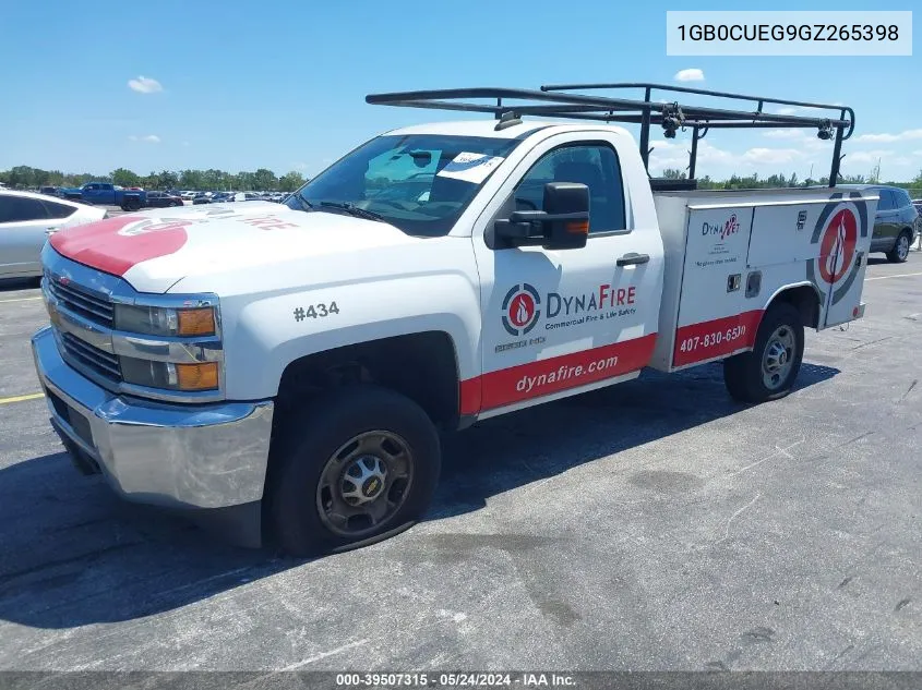 2016 Chevrolet Silverado 2500Hd Wt VIN: 1GB0CUEG9GZ265398 Lot: 39507315