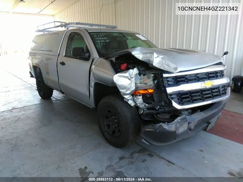 2016 Chevrolet Silverado 1500 Wt VIN: 1GCNCNEH4GZ221342 Lot: 39563112