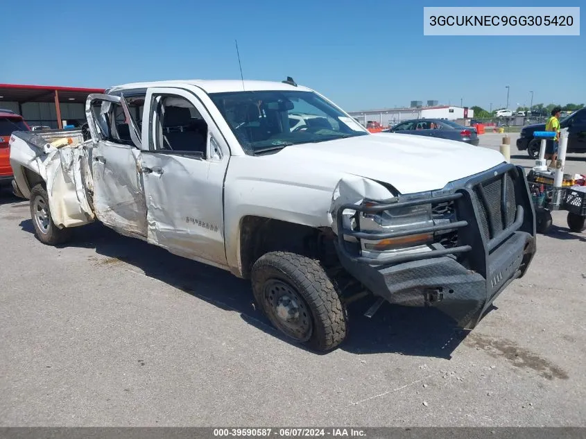 3GCUKNEC9GG305420 2016 Chevrolet Silverado 1500 Wt