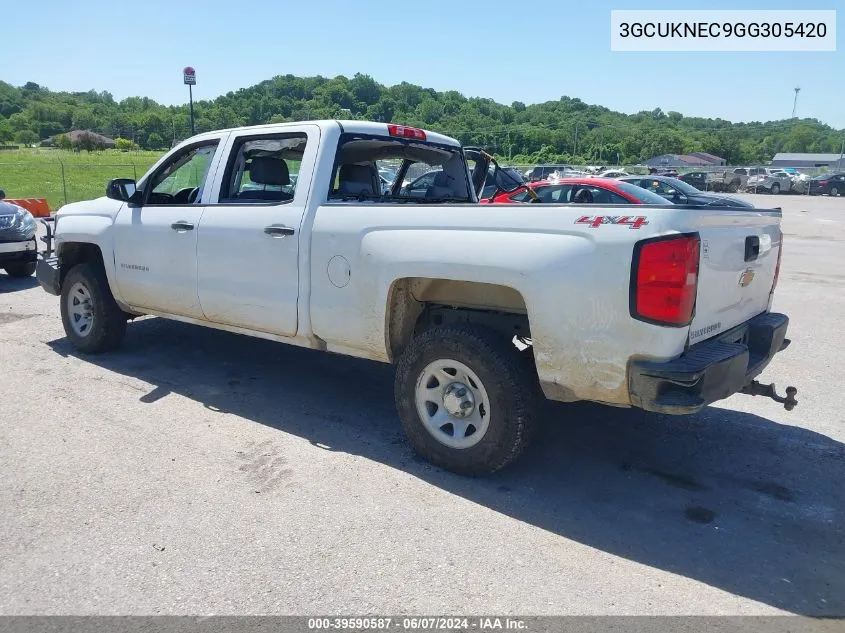 2016 Chevrolet Silverado 1500 Wt VIN: 3GCUKNEC9GG305420 Lot: 39590587