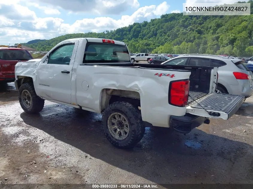 2016 Chevrolet Silverado 1500 Wt VIN: 1GCNKNEH9GZ424827 Lot: 39593233