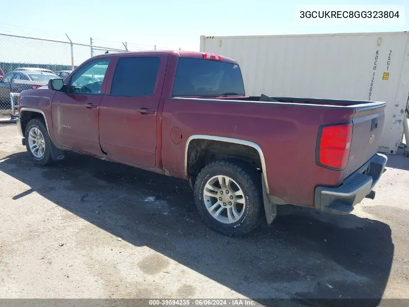 2016 Chevrolet Silverado 1500 1Lt VIN: 3GCUKREC8GG323804 Lot: 39594235