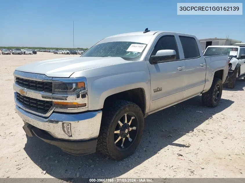 3GCPCREC1GG162139 2016 Chevrolet Silverado 1500 1Lt