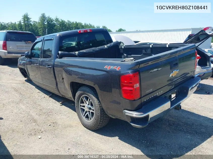 2016 Chevrolet Silverado 1500 1Lt VIN: 1GCVKREH8GZ108441 Lot: 39716327