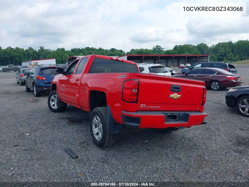 1GCVKREC8GZ343068 2016 Chevrolet Silverado 1500 2Lt