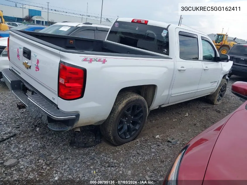 3GCUKREC5GG162411 2016 Chevrolet Silverado 1500 1Lt