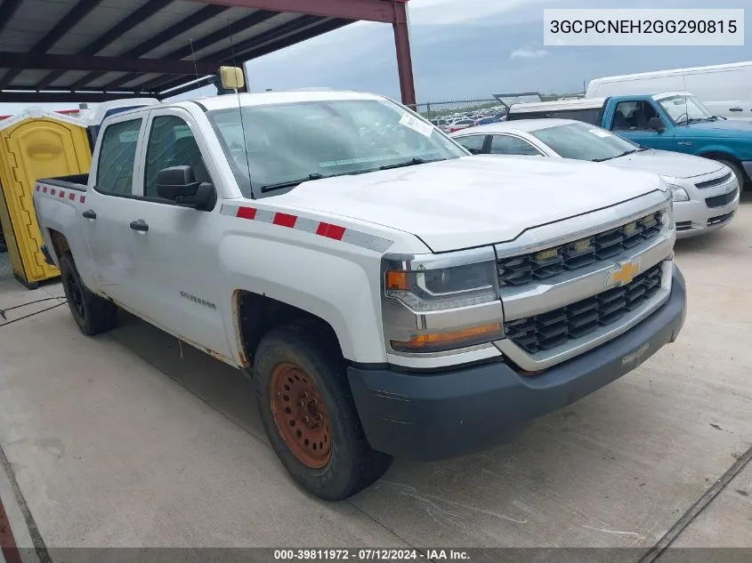 2016 Chevrolet Silverado 1500 Wt VIN: 3GCPCNEH2GG290815 Lot: 39811972