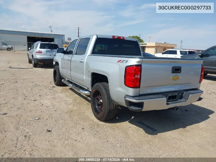 2016 Chevrolet Silverado 1500 2Lt VIN: 3GCUKREC0GG297733 Lot: 39850228