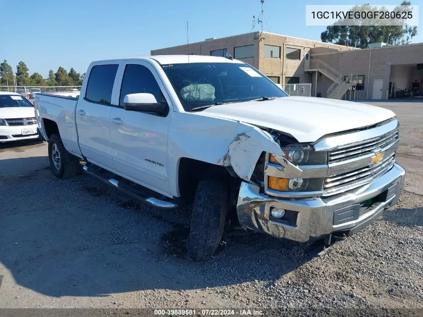 1GC1KVEG0GF280625 2016 Chevrolet Silverado 2500Hd Lt