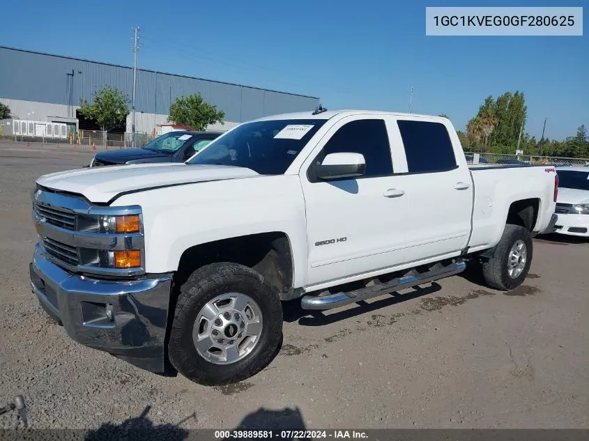 1GC1KVEG0GF280625 2016 Chevrolet Silverado 2500Hd Lt