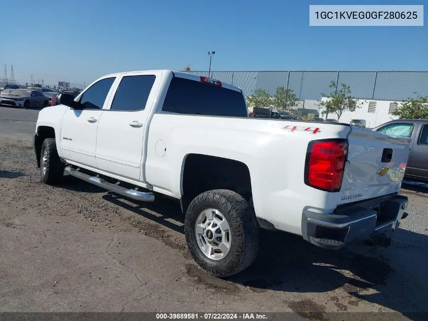 1GC1KVEG0GF280625 2016 Chevrolet Silverado 2500Hd Lt