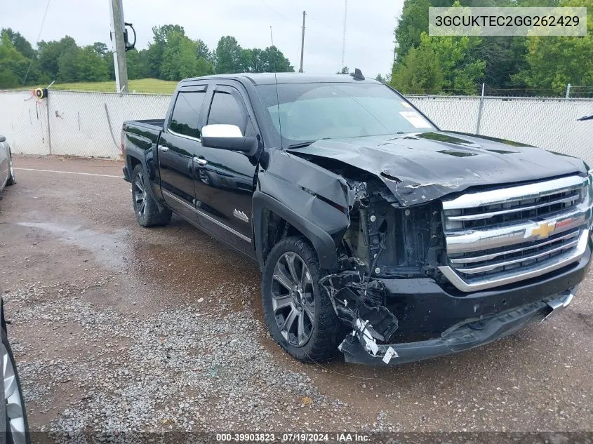 2016 Chevrolet Silverado 1500 High Country VIN: 3GCUKTEC2GG262429 Lot: 39903823