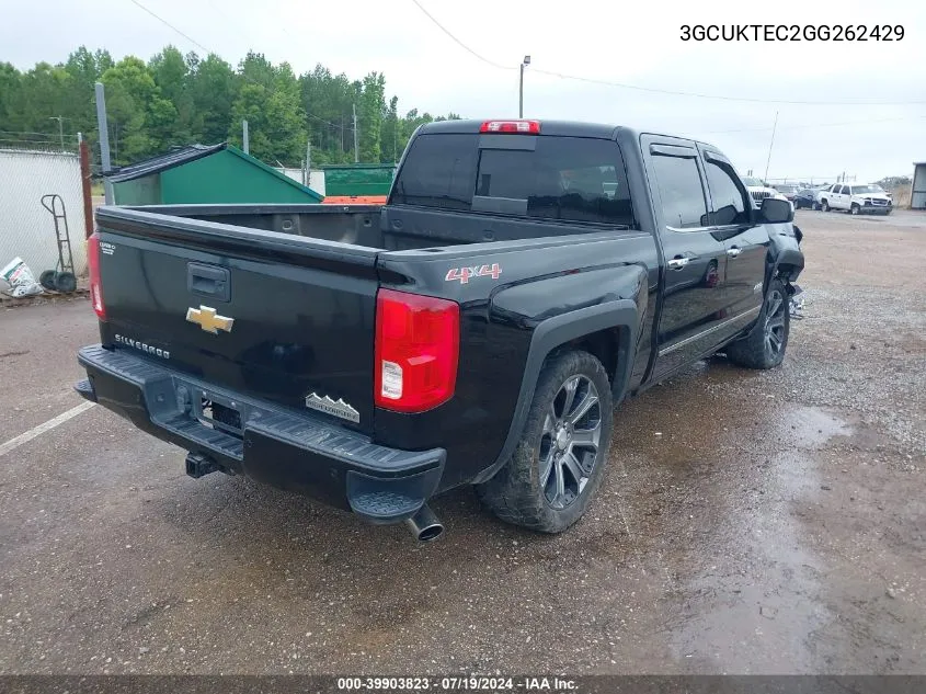 2016 Chevrolet Silverado 1500 High Country VIN: 3GCUKTEC2GG262429 Lot: 39903823