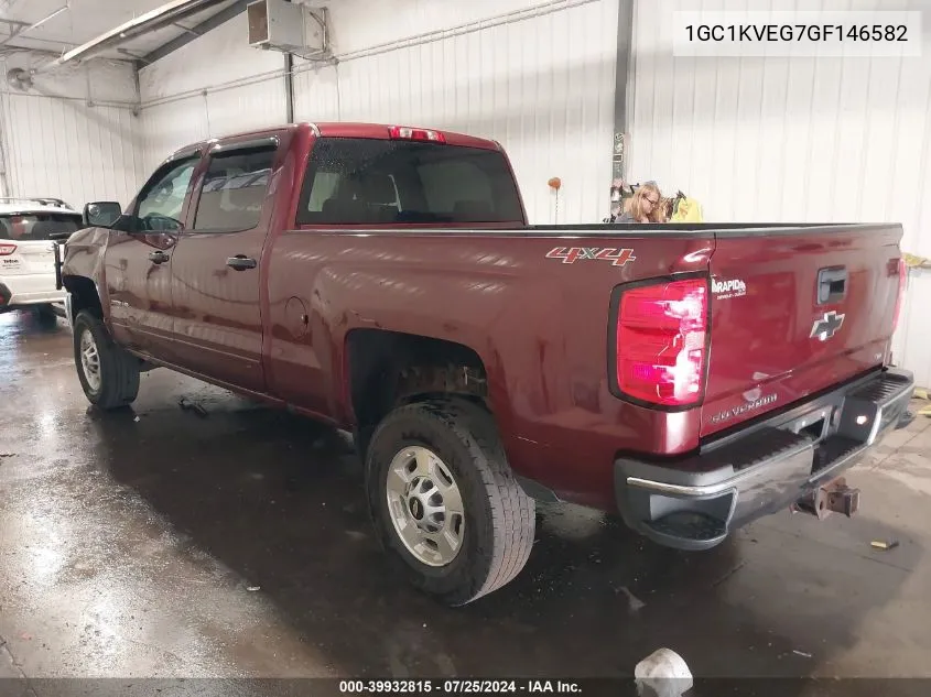 1GC1KVEG7GF146582 2016 Chevrolet Silverado 2500Hd Lt