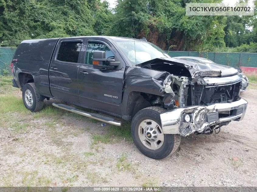 2016 Chevrolet Silverado 2500Hd Lt VIN: 1GC1KVEG6GF160702 Lot: 39953628