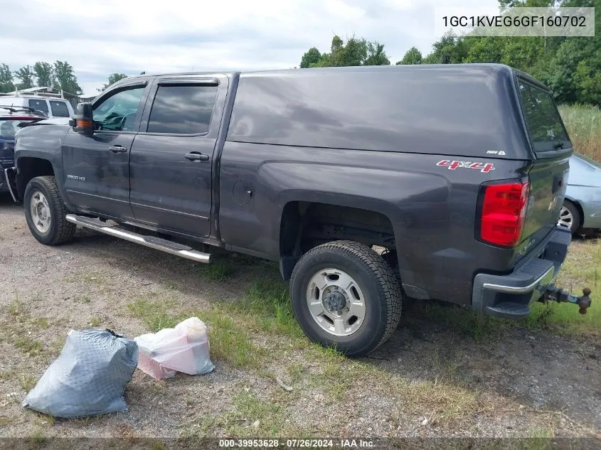 1GC1KVEG6GF160702 2016 Chevrolet Silverado 2500Hd Lt