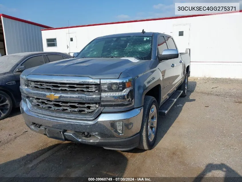 2016 Chevrolet Silverado 1500 1Lz VIN: 3GCUKSEC4GG275371 Lot: 39960749