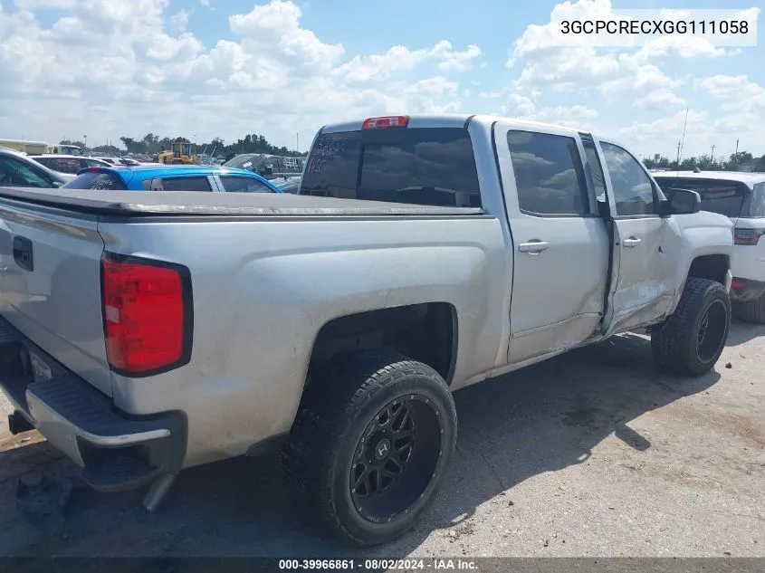 3GCPCRECXGG111058 2016 Chevrolet Silverado 1500 1Lt