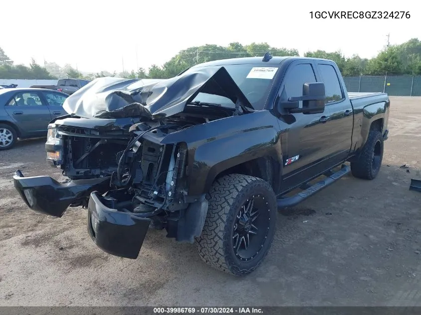 1GCVKREC8GZ324276 2016 Chevrolet Silverado 1500 2Lt