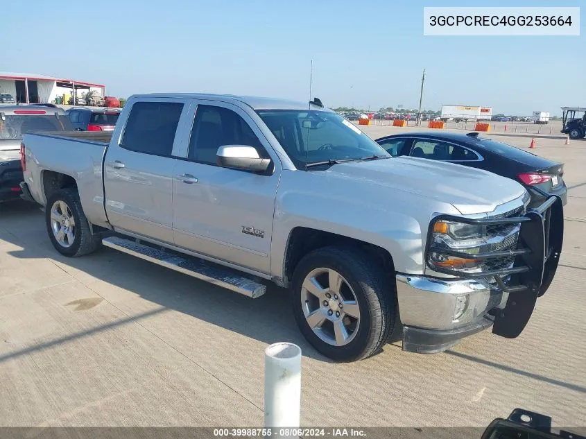 2016 Chevrolet Silverado 1500 1Lt VIN: 3GCPCREC4GG253664 Lot: 39988755