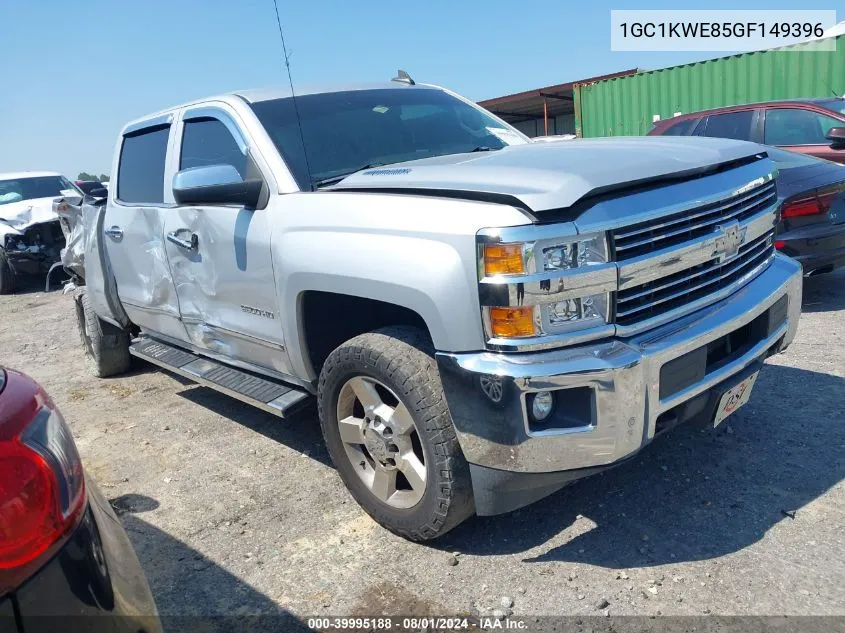 2016 Chevrolet Silverado 2500Hd Ltz VIN: 1GC1KWE85GF149396 Lot: 39995188