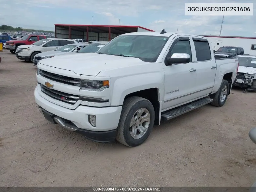 2016 Chevrolet Silverado 1500 2Lz VIN: 3GCUKSEC8GG291606 Lot: 39998476