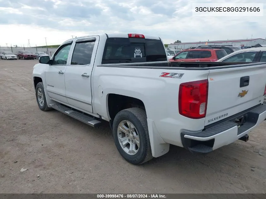 2016 Chevrolet Silverado 1500 2Lz VIN: 3GCUKSEC8GG291606 Lot: 39998476