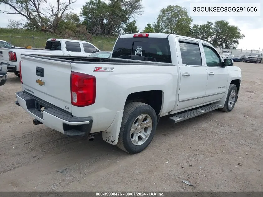 3GCUKSEC8GG291606 2016 Chevrolet Silverado 1500 2Lz