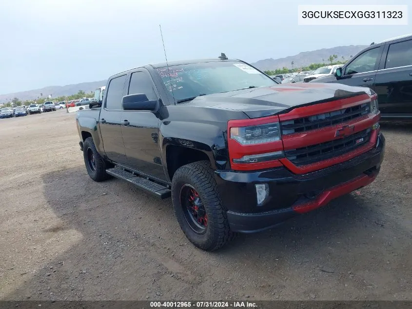 3GCUKSECXGG311323 2016 Chevrolet Silverado 1500 2Lz