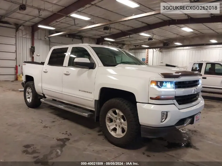 2016 Chevrolet Silverado 1500 2Lt VIN: 3GCUKRECXGG262018 Lot: 40021509