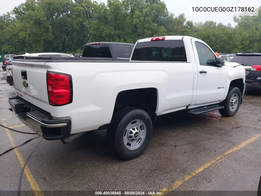 1GC0CUEG0GZ178162 2016 Chevrolet Silverado 2500Hd Wt