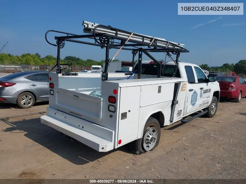 2016 Chevrolet Silverado 2500Hd Wt VIN: 1GB2CUEG4GZ348407 Lot: 40039277