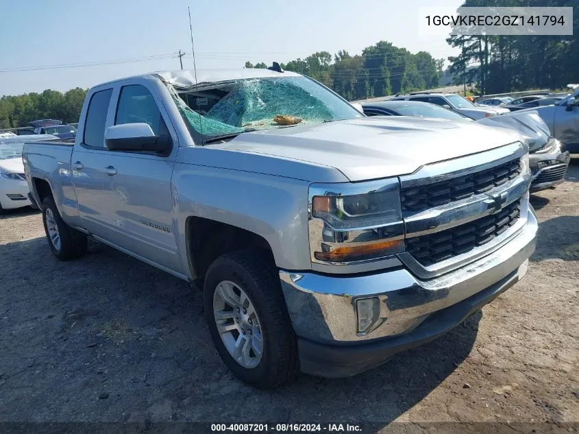 1GCVKREC2GZ141794 2016 Chevrolet Silverado 1500 1Lt