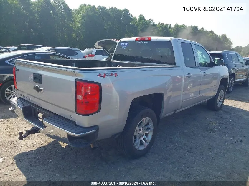 1GCVKREC2GZ141794 2016 Chevrolet Silverado 1500 1Lt