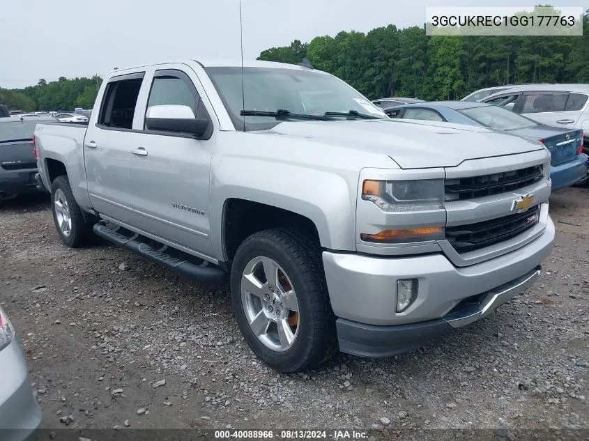 2016 Chevrolet Silverado 1500 2Lt VIN: 3GCUKREC1GG177763 Lot: 40088966