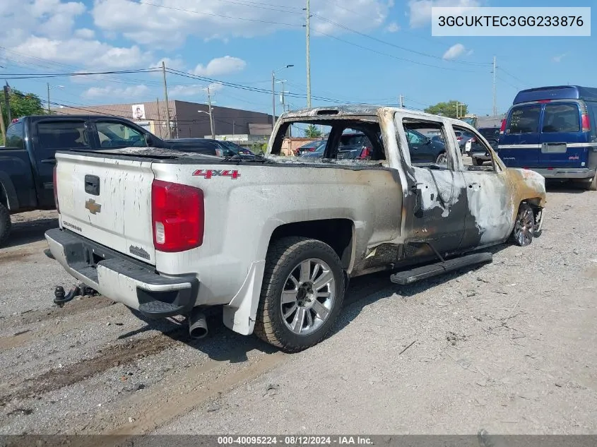 2016 Chevrolet Silverado 1500 High Country VIN: 3GCUKTEC3GG233876 Lot: 40095224