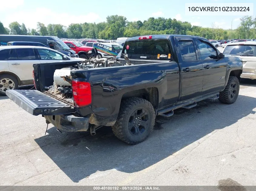 2016 Chevrolet Silverado 1500 2Lt VIN: 1GCVKREC1GZ333224 Lot: 40100192